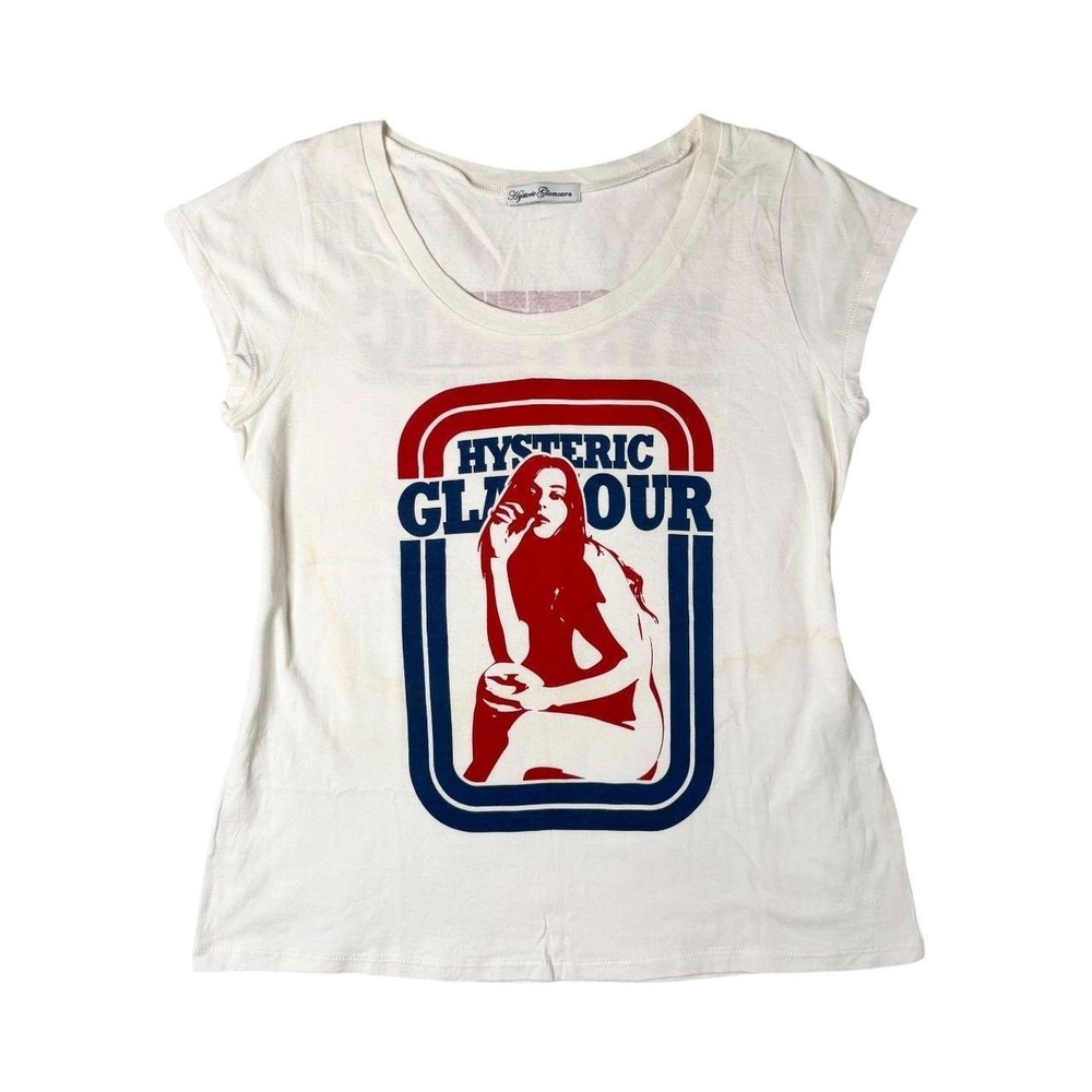vintage Hysteric Glamour portrait graphic tee